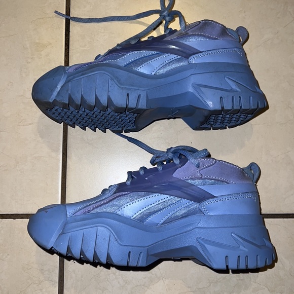 PO: Girls' Toddler Reebok Cardi B Club C V2 Stretch Lace Casual Shoes - Picture 2 of 6